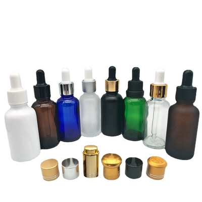Essential oil bottle 30ml dropper cosmetic bottle 15ml brown glass essential oil bottle transparent