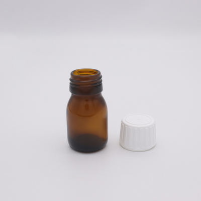 28mm plastic cap for Oral liquid syrup bottle l amber glass bottle 100ml