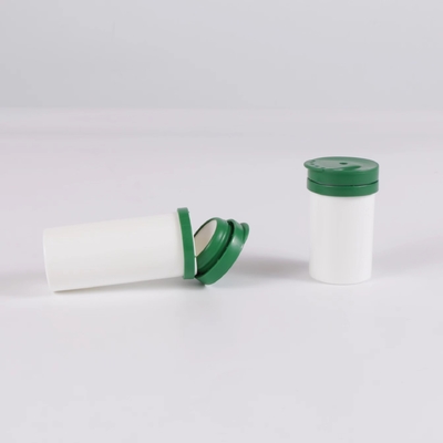 Plastic Effervescent tablets lid,spring cap,Tubular spring cover with Desiccant/drier
