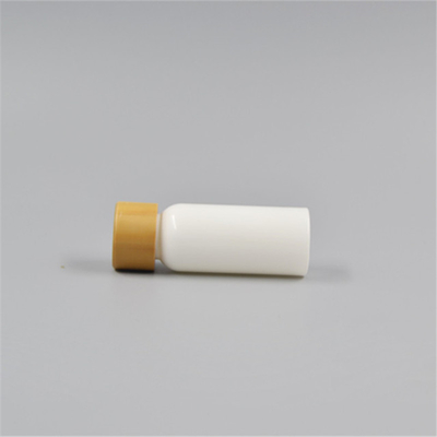 Plastic 100% PLA biodegradable cosmetic packaging 30g50g100g compostable bottle with bamboo cap