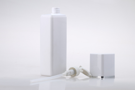 Square bottle HDPE plastic bottle 500ml lotion bottle shampoo body wash bottle