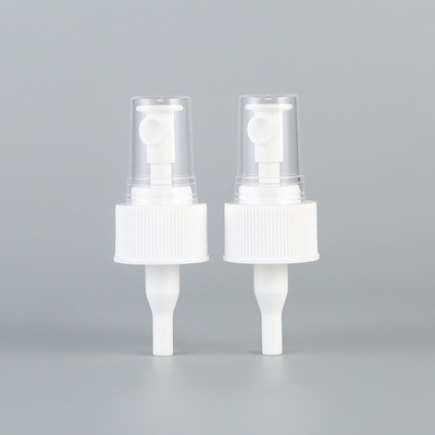 18mm 20mm 24mm 28mm clear and white plastic/aluminium fine mist sprayer with cap, sprayer pump with cap