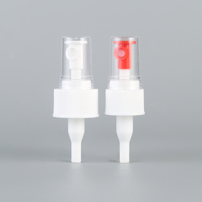 18mm 20mm 24mm 28mm clear and white plastic/aluminium fine mist sprayer with cap, sprayer pump with cap