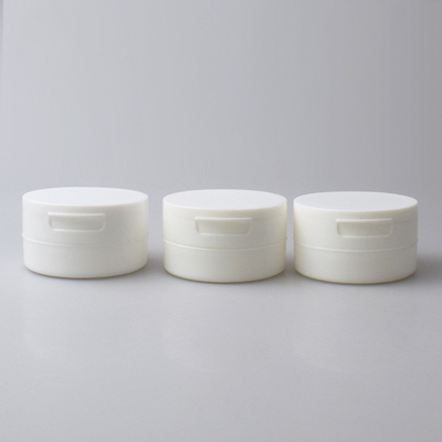 50g 60g 100g tooth powder bottle, plastic white filp cap jar, cream bottle jar
