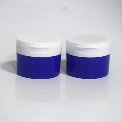 50g 60g 100g tooth powder bottle, plastic white filp cap jar, cream bottle jar