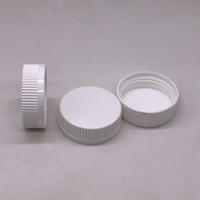 Food grade 30mm 43mm screw cap pilfer proof plastic cap for HDPE bottle