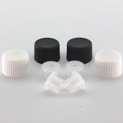 18/410 20/410 22mm 24mm 28mm Size PolyCone Lined Black Phenolic Caps For Essential Oil Bottles