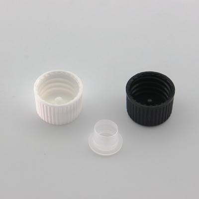 18/410 20/410 22mm 24mm 28mm Size PolyCone Lined Black Phenolic Caps For Essential Oil Bottles