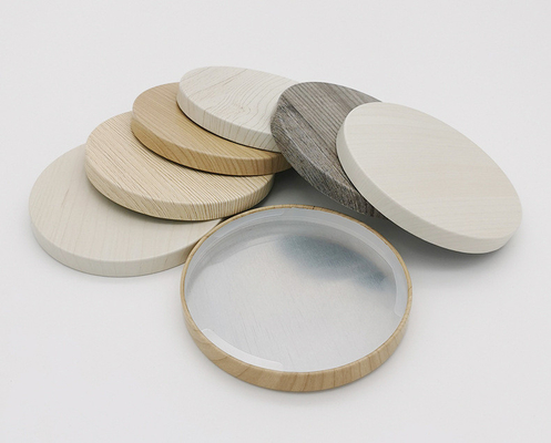 Custom Leak Proof Plastic Wood Grain Screw Cap