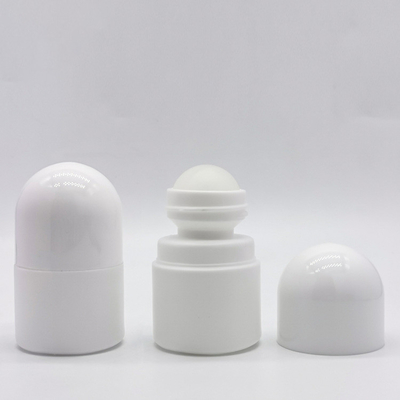 Leak-Proof 30ml 50ml 75ml 100ml HDPE Plastic Roller Ball Deodorant Container Empty Antiperspirant Bottle