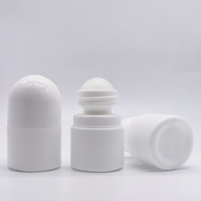 Leak-Proof 30ml 50ml 75ml 100ml HDPE Plastic Roller Ball Deodorant Container Empty Antiperspirant Bottle