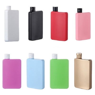 200ml 300ml Custom Color Gold Empty HDPE Flat Sunscreen Tanning Oil Lotion Cream Body Oil Shampoo Plastic Bottles