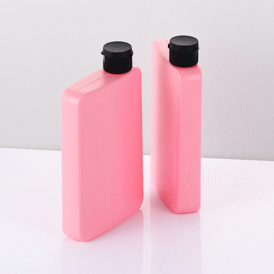 200ml 300ml Custom Color Gold Empty HDPE Flat Sunscreen Tanning Oil Lotion Cream Body Oil Shampoo Plastic Bottles