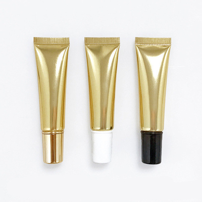 10ml 20ml 30ml 50ml hot sale applicator tube, Eye Cream tube With electroplate golden tube