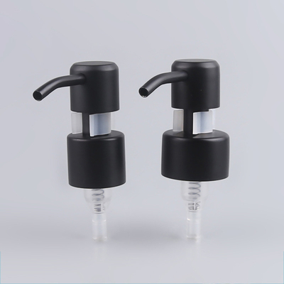 Manufacturer 24/410 face cream pump shampoo bottle pump plastic black lotion pump dispenser for shampoo