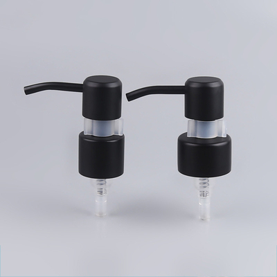 Manufacturer 24/410 face cream pump shampoo bottle pump plastic black lotion pump dispenser for shampoo
