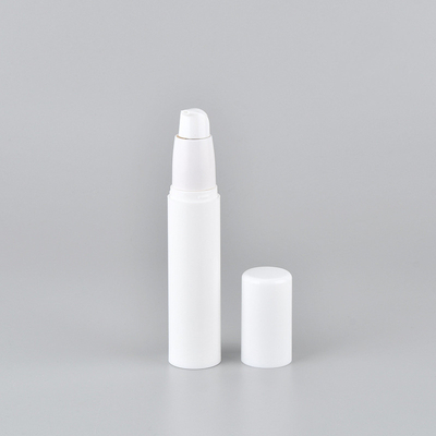 Stock 15ml 30ml 50ml Black high end press pump plastic emulsion bottle frosted vacuum bottle