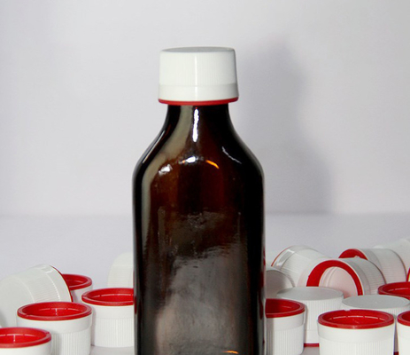 24mm 28mm 38mm plastic cap with EPE or PE liner with tamper evident for syrup glass bottles enzyme bottle
