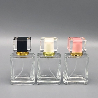 Luxury Wholesale Unique Vintage Refillable 5ml 10ml  30ml 50ml  100ml  Square Spray Glass Packaging Perfume Bottle
