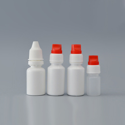 HDPE squeeze plastic pharma liquid medical eye dropper bottles with tamper proof seal cap 10ml15ml20ml30ml50ml PE bottle