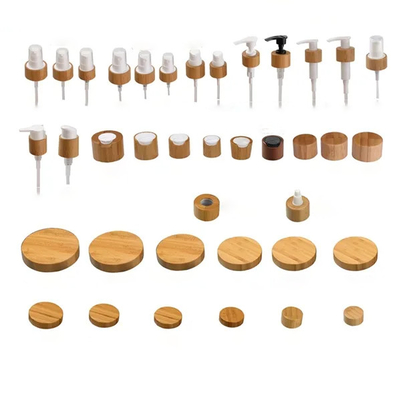 18/410 20/410 24/410 28/410 Wooden Screw Cap Bamboo Screw Top Lid Bottle Cap For Cosmetic Packaging Essential Oil Bottle