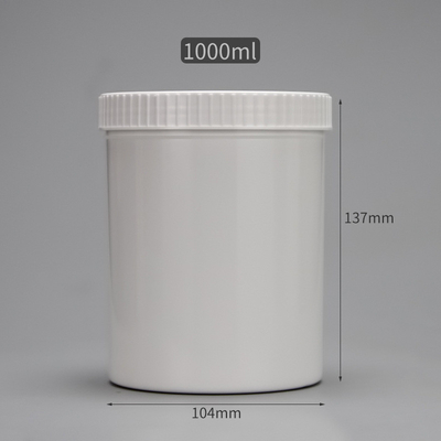 Supply 100-1000ml chemical powder plastic bottle, 150ml 200ml cosmetic packaging sealed mask jar