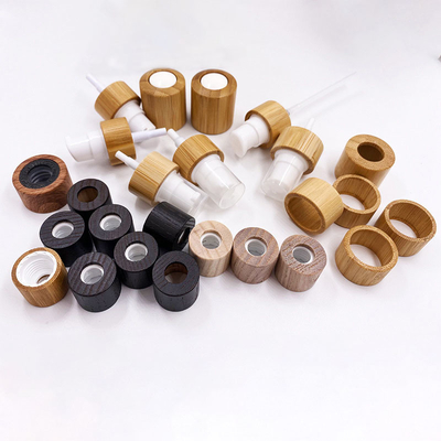 Custom 24/410 28/410 Shampoo Lotion Pump Bamboo Lotion Pump For Natural  Bio Cosmetics