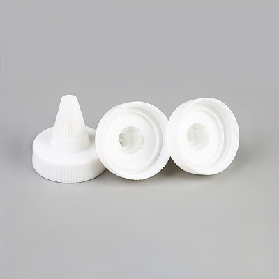 38mm 400 White Screw Snip off Cap Flip Top Lid 38-400