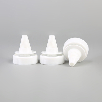 38mm 400 White Screw Snip off Cap Flip Top Lid 38-400