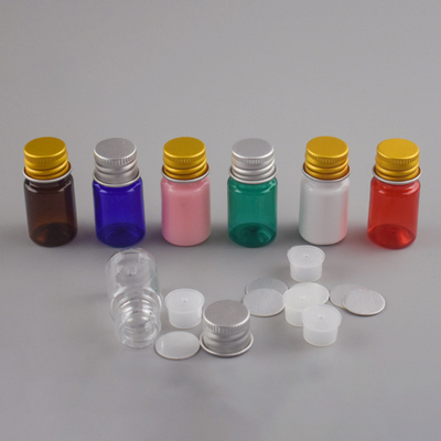 3ML 5ML Mini PP Multi-function Essential Oil Sample Dropper Bottles with Aluminum Cap Reagent Drop Pipette Bottle