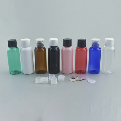 30ml 50ml 100ml Round Bottle Amber/Blue/Transparent/ White PET Essential Oil Perfume / Screw Cap and plug