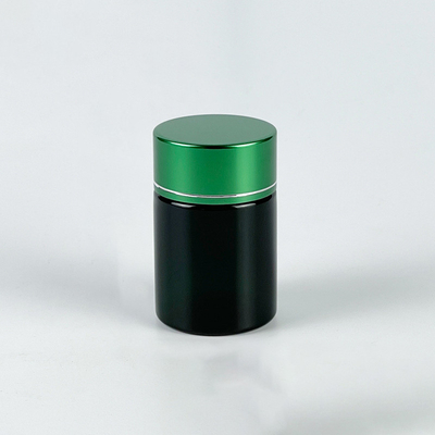 55cc Amber PET Pharmaceutical Pill Bottle With Screw Cap With Pressure Sensitive Liner
