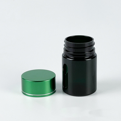 55cc Amber PET Pharmaceutical Pill Bottle With Screw Cap With Pressure Sensitive Liner