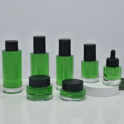 New product Thicken bottom cosmetic glass bottle set for cosmetic packaging 40ml-120ml