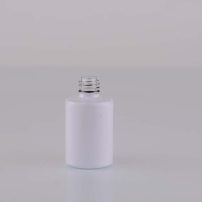 1/2oz Black/ White Glass Nail Polish Bottle