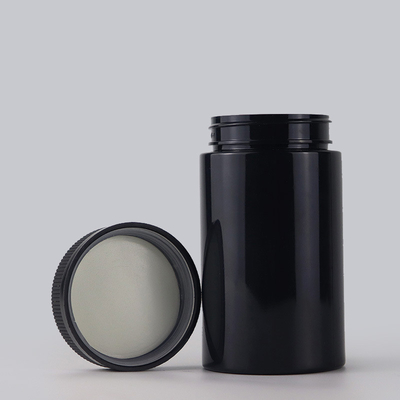Black Premium Marijuana Jars With CRC Child Resistant Cap Lid 45ml 60ml 75ml 100ml 120ml 150ml 220ml