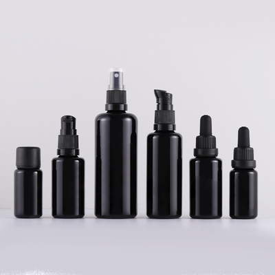 Child Resistant Matte Black Tincture Bottles/Jar  Bottle--（ 10ml 15ml 30ml 50ml 100ml 200ml） Jar（20g 30g 50g ）