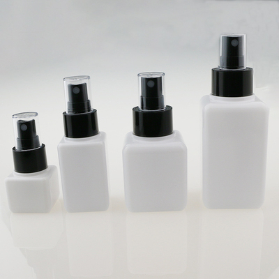 Square 15~100ml White Porcelain Glass Spray Bottles for Essential Oil Small Fine Mist Spray Bottle Perfume bottle