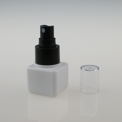 Square 15~100ml White Porcelain Glass Spray Bottles for Essential Oil Small Fine Mist Spray Bottle Perfume bottle