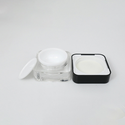 15ml 30ml 50ml Acrylic Cream Jar – Double Wall Square