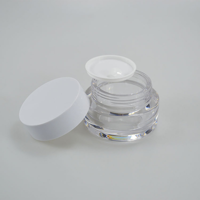 Round acrylic jars