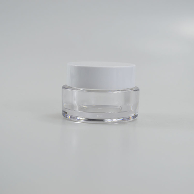 Round acrylic jars