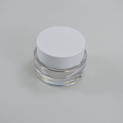 Round acrylic jars