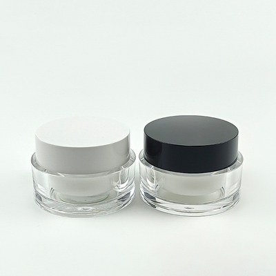 Round 2-Layer Plastic Jar, High-Quality Acrylic Plastic Jar With 15g 30g 50g