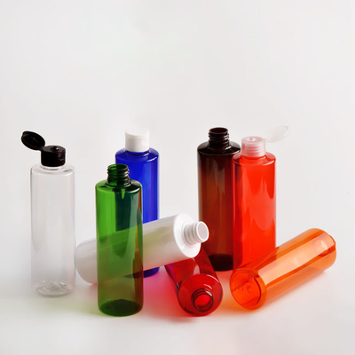 120ml 200ml 250ml 500ml 1000ml Custom Color Round PET Bottle & 24mm Flip Top Cap