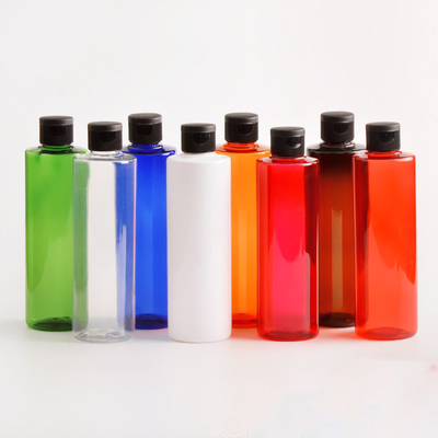 120ml 200ml 250ml 500ml 1000ml Custom Color Round PET Bottle & 24mm Flip Top Cap