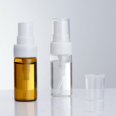 Amber Glass With 20mm Snap Top Pump For Reagent Sample Bottle, Lyophilized Powder Bottle, Perfume Bottle