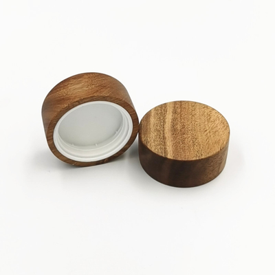 22 mm 60 mm Wooden Bamboo Top Cap Closures 28400 33400 Wooden Bamboo CRC Lid