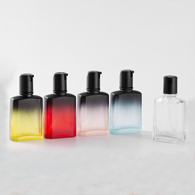 30ml 75ml Empty Glass Perfume Essential Oils Bottle With Frosted Black Gradient to Colour
