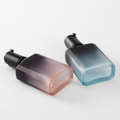 30ml 75ml Empty Glass Perfume Essential Oils Bottle With Frosted Black Gradient to Colour